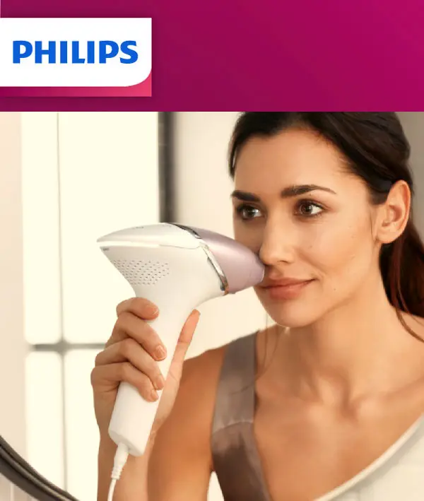 Depiladora IPL Philips Lumea Serie 8000, luz pulsada, cara y cuerpo, 4  cabezales · El Corte Inglés