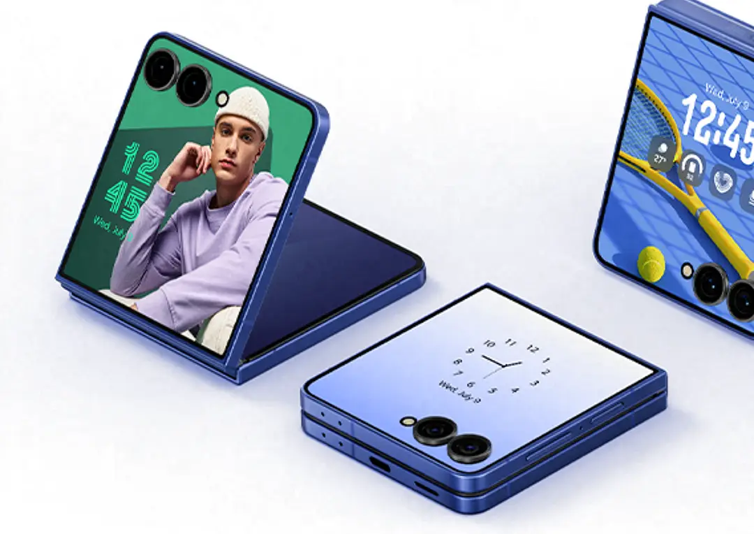 Buy SAMSUNG Galaxy Z Flip7 - 256 GB, Blue Shadow | Currys