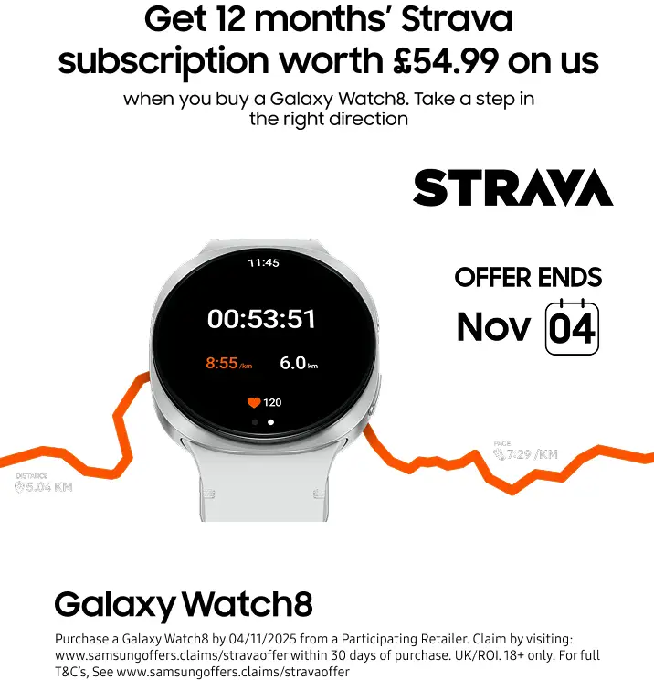 Samsung Galaxy Watch8, Bluetooth, Galaxy AI, Aluminium with
