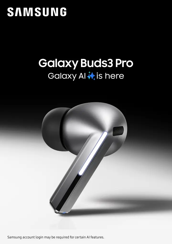 Samsung Galaxy Buds3 Pro True Wireless Earbuds with Galaxy AI