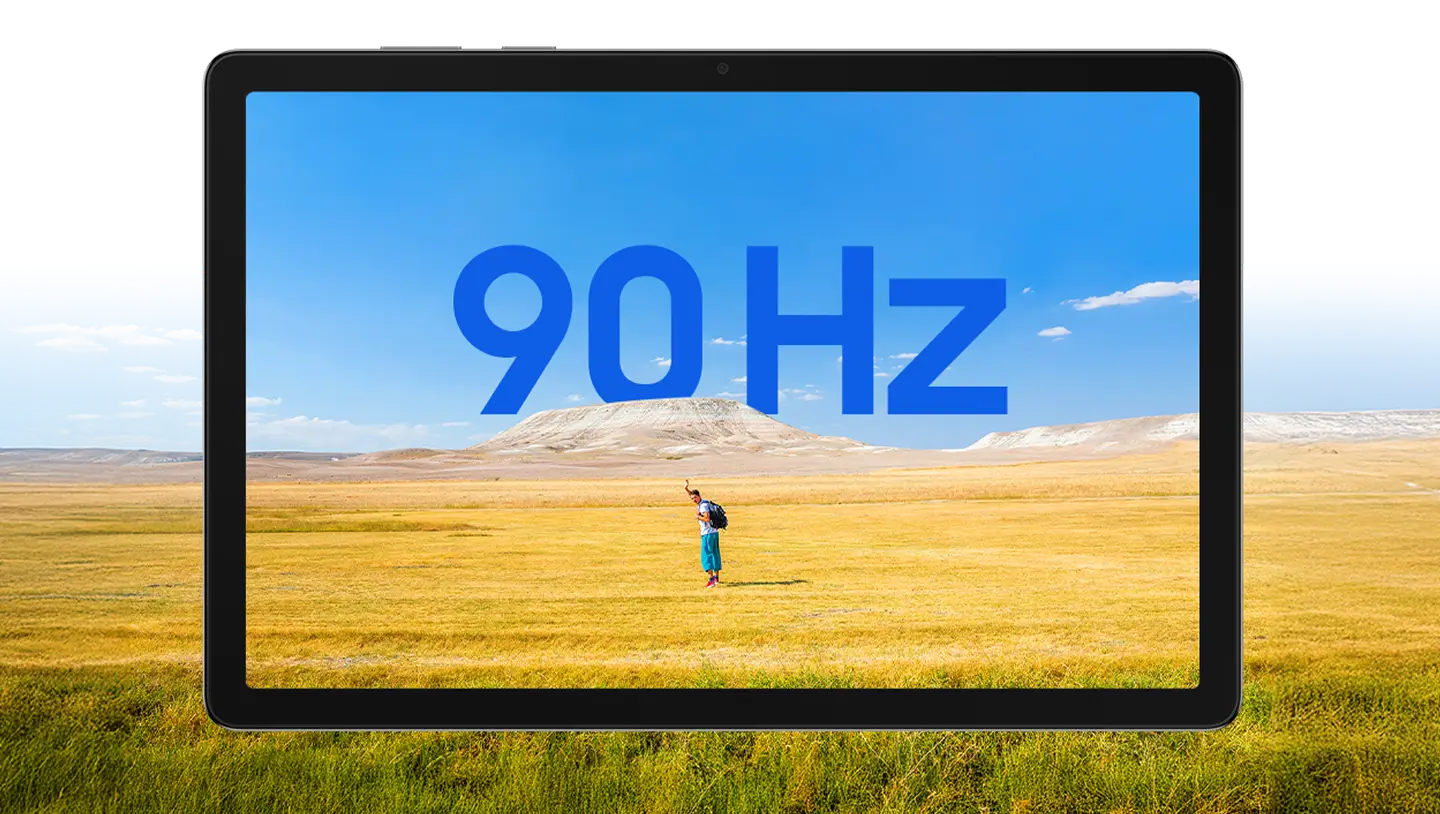Illustration showing the refresh rate of the Tab A11+