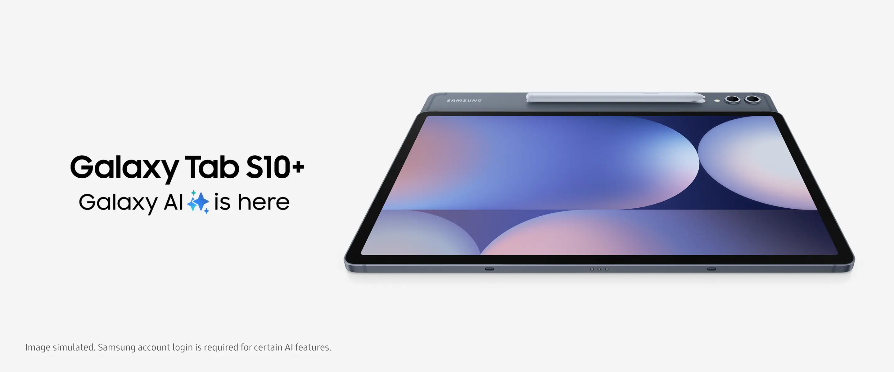 Samsung Galaxy Tab S10+ Tablet with Bluetooth S Pen, Android, 12GB