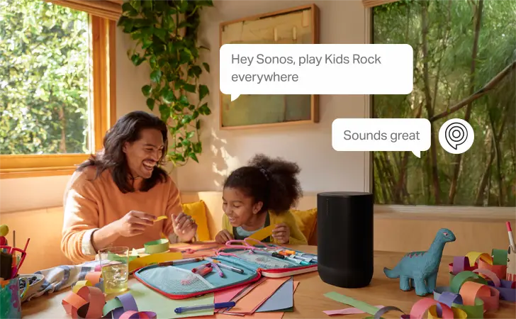 Just say “Hey Sonos”