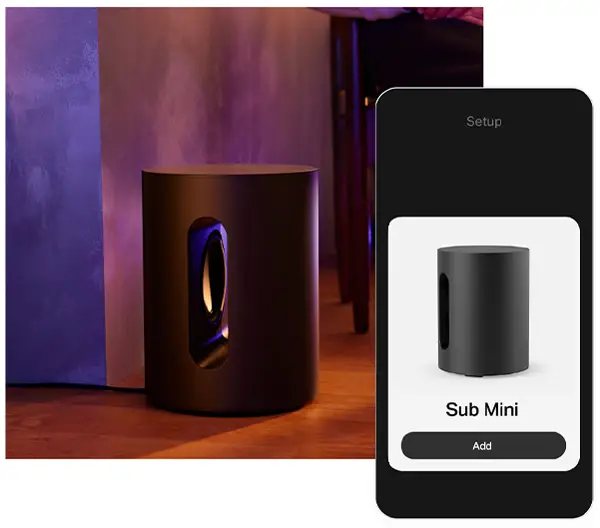 Sonos Mini Subwoofer - Black - Micro Center