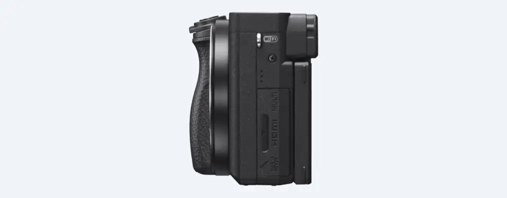 Sony Alpha 6400 Body E-Mount 425 mit 180° 4K AF-Punkten, Tradition Echtzeit-Autofokus Kontrast Megapixel, Fotofachgeschäft Systemkamera Sek. Objektiv) 0.02 mit ohne OLED schwarz- Sucher, (24 Video, XGA Klapp-Display