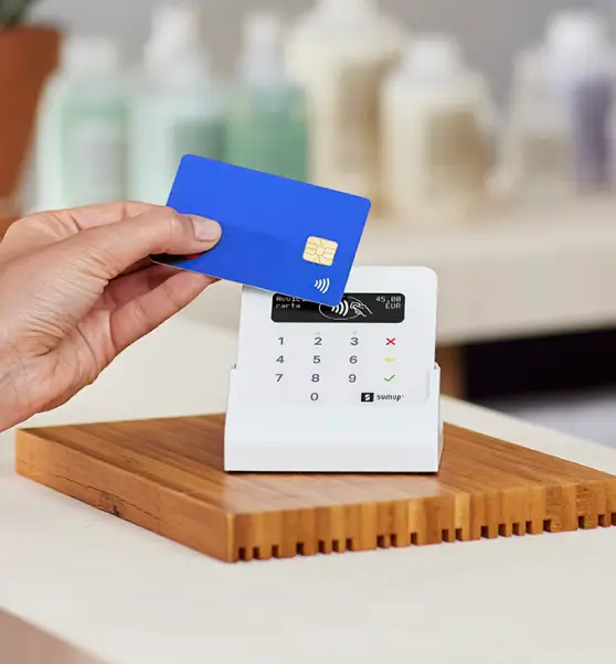 Lettore di carte POS portatile SumUp Air per pagamenti carte di  credito/debito Appla Pay