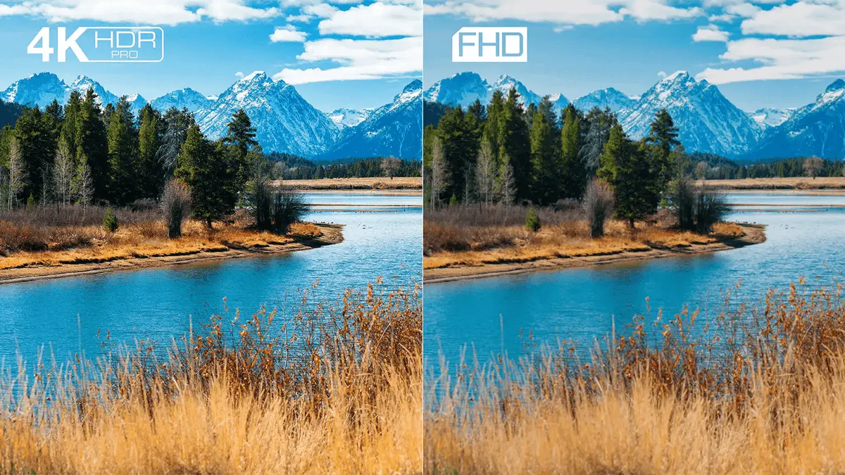 4K HDR PRO: cores vivas e precisas e os mais finos detalhes