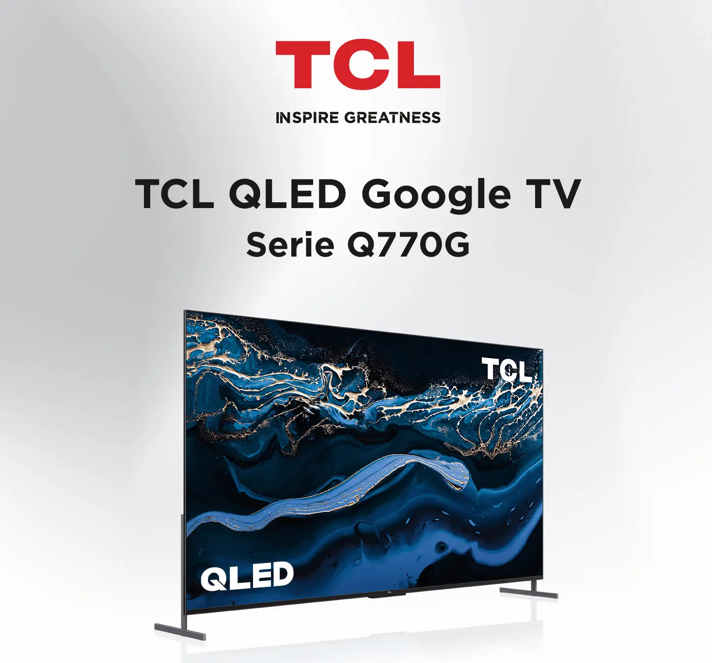 TCL: Pantalla 98 Pulgadas Plana QLED 4K Google TV 98Q770G