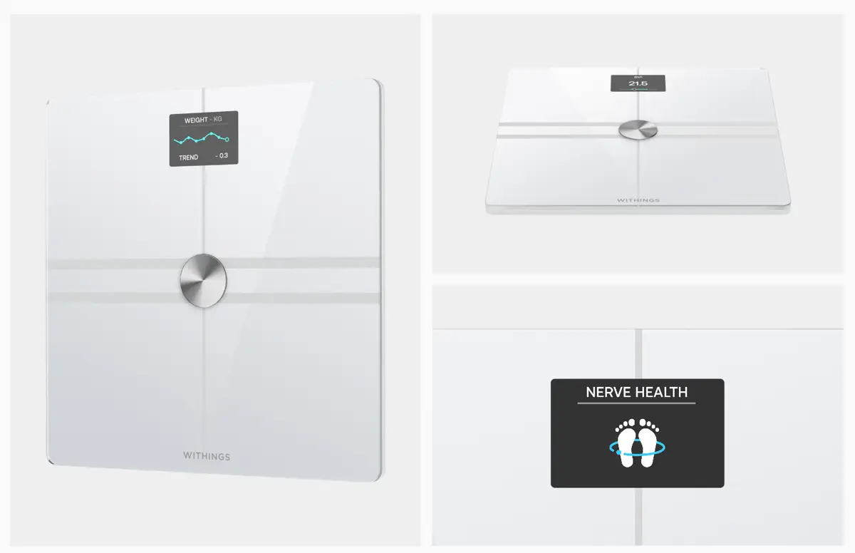 Withings Body Comp - Body Analysis Wi-Fi Smart Scale (White) - Boots