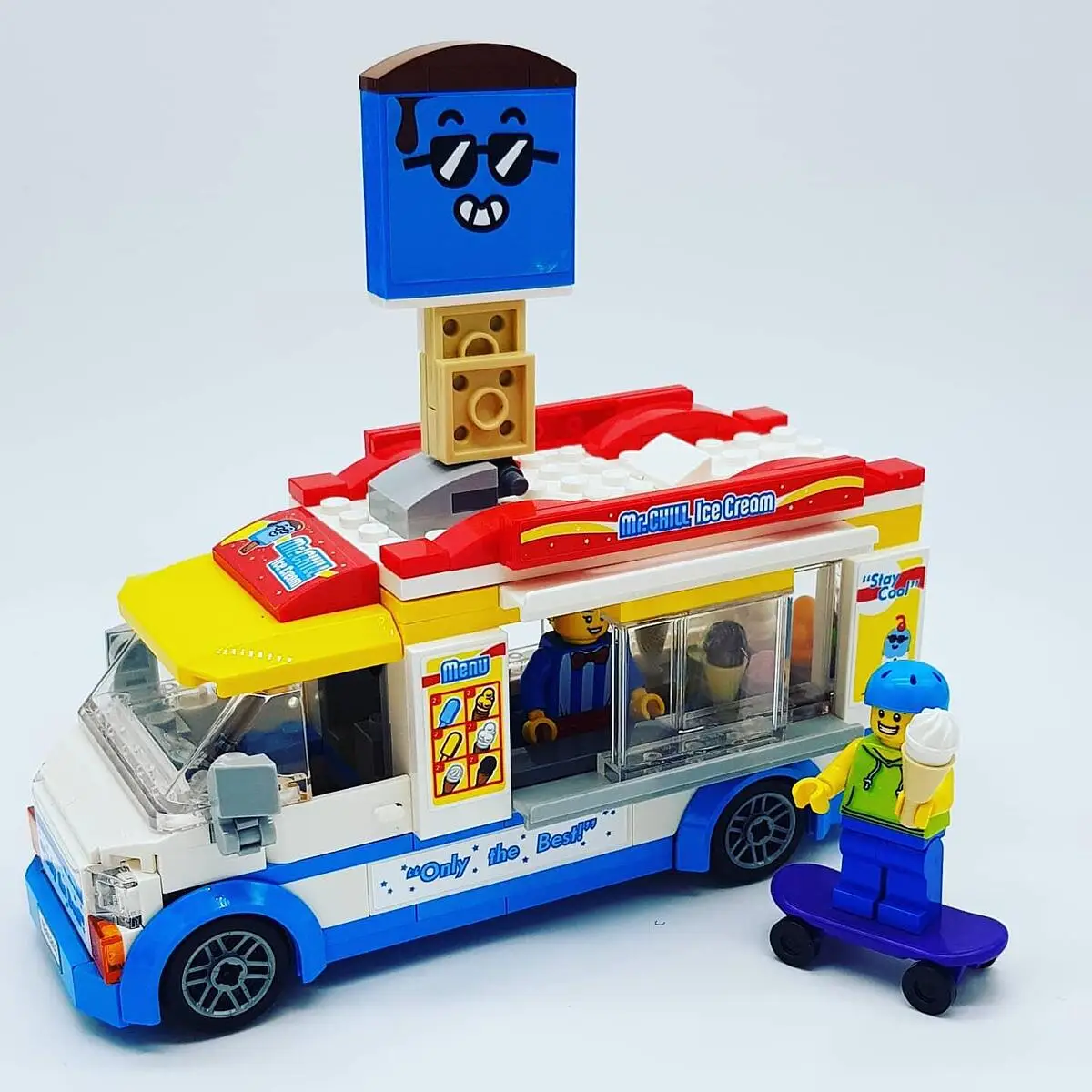 lego City - Furgone dei Gelati con Skater e Cane Costruzioni per Bambini da  5+ Anni - 60253