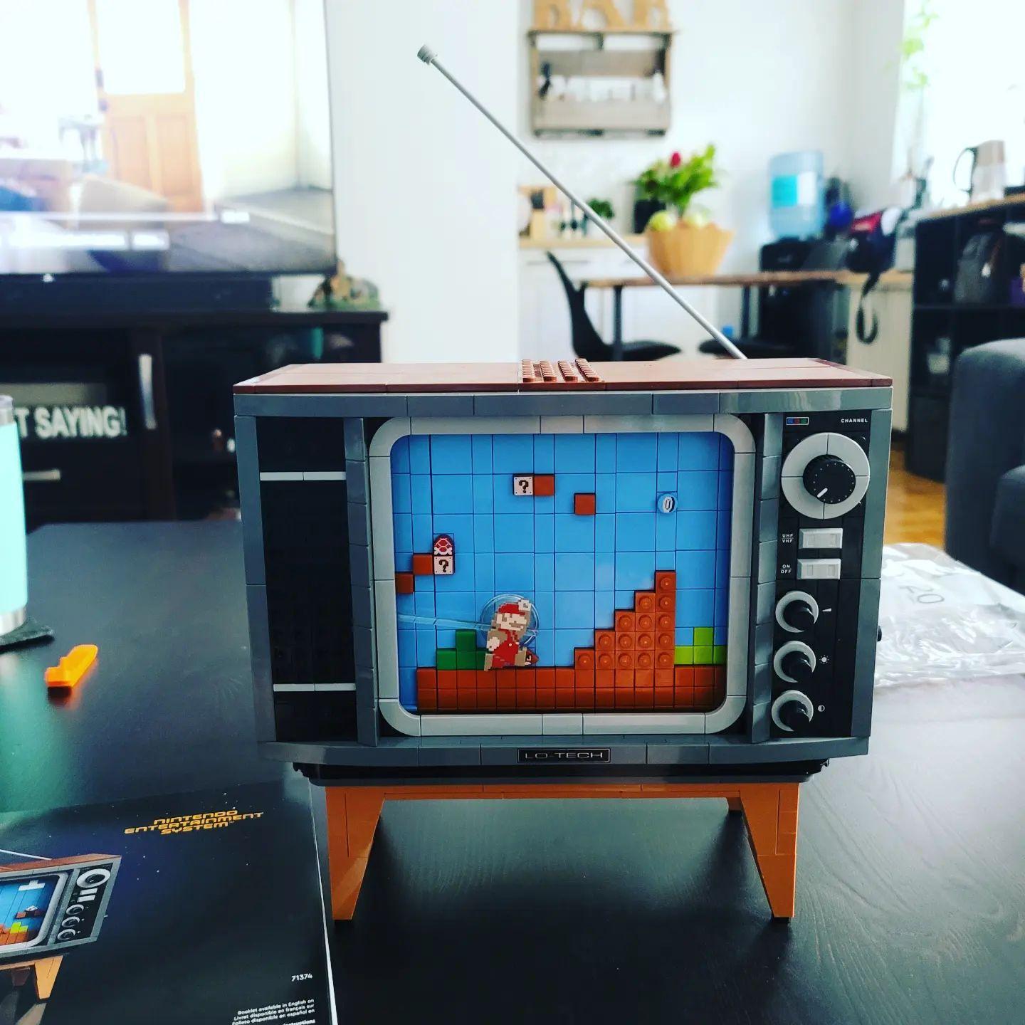 Lego mario television hot sale