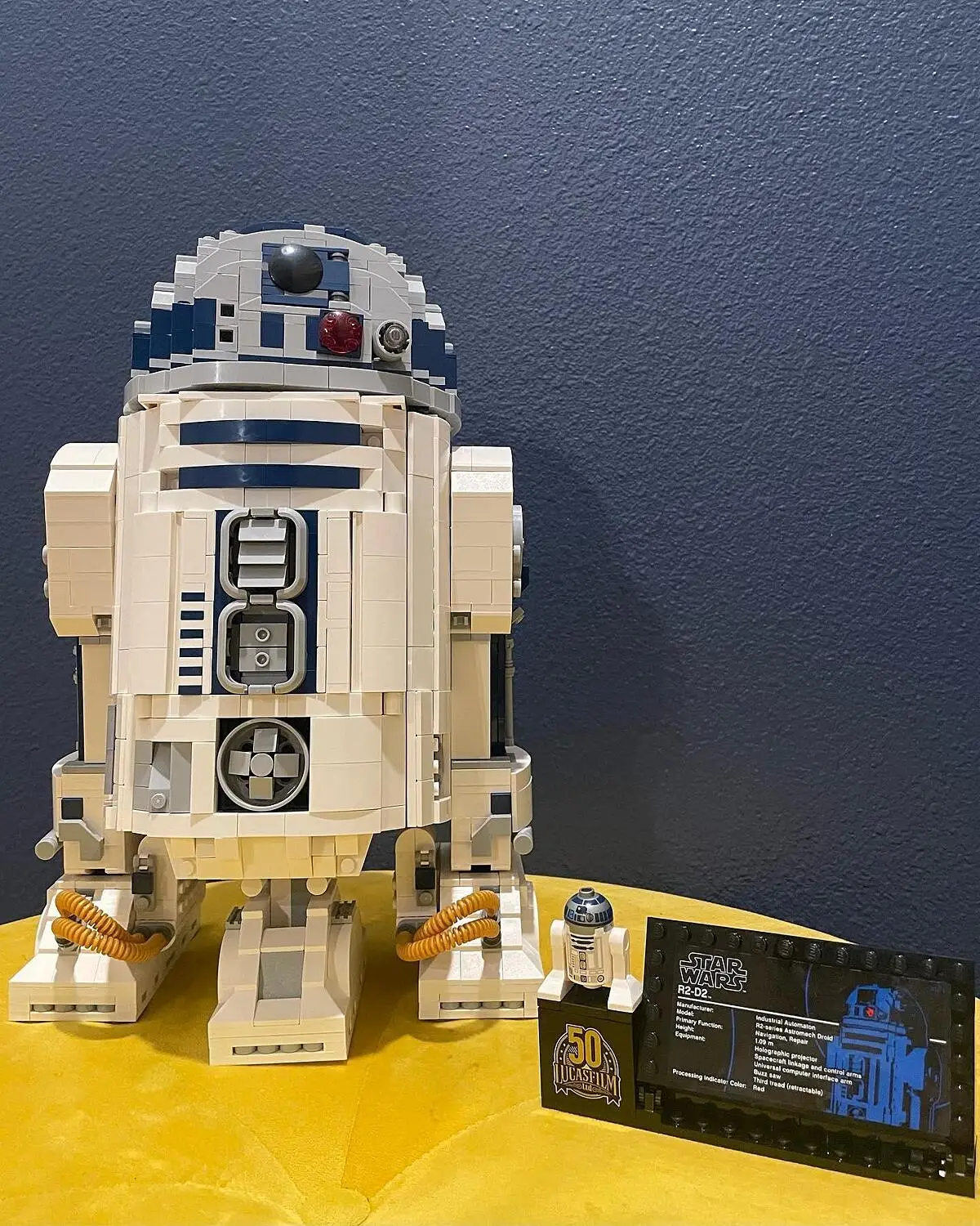 LEGO Star Wars R2-D2 75308, Adult Droid Building Set, Display