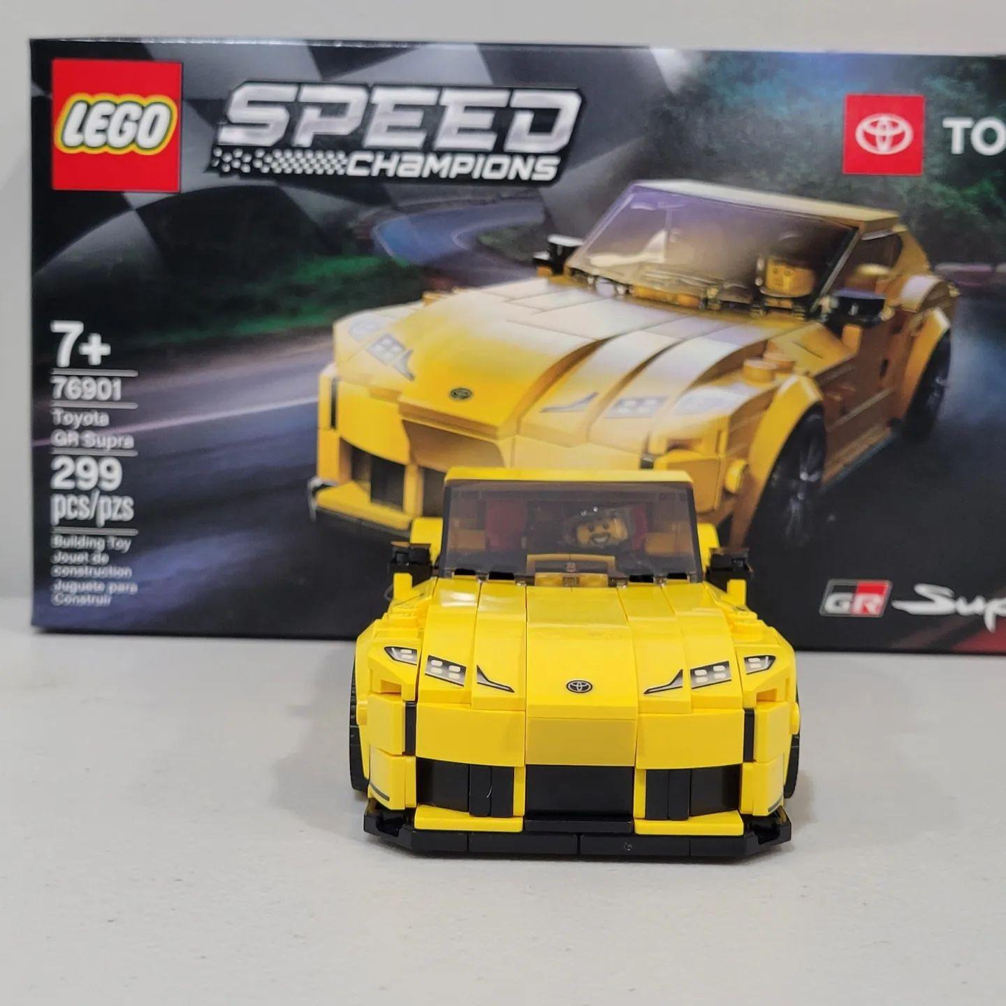 Supra Lego Speed Champions Yellow Car 76901 Toyota Gr Supra Sundora