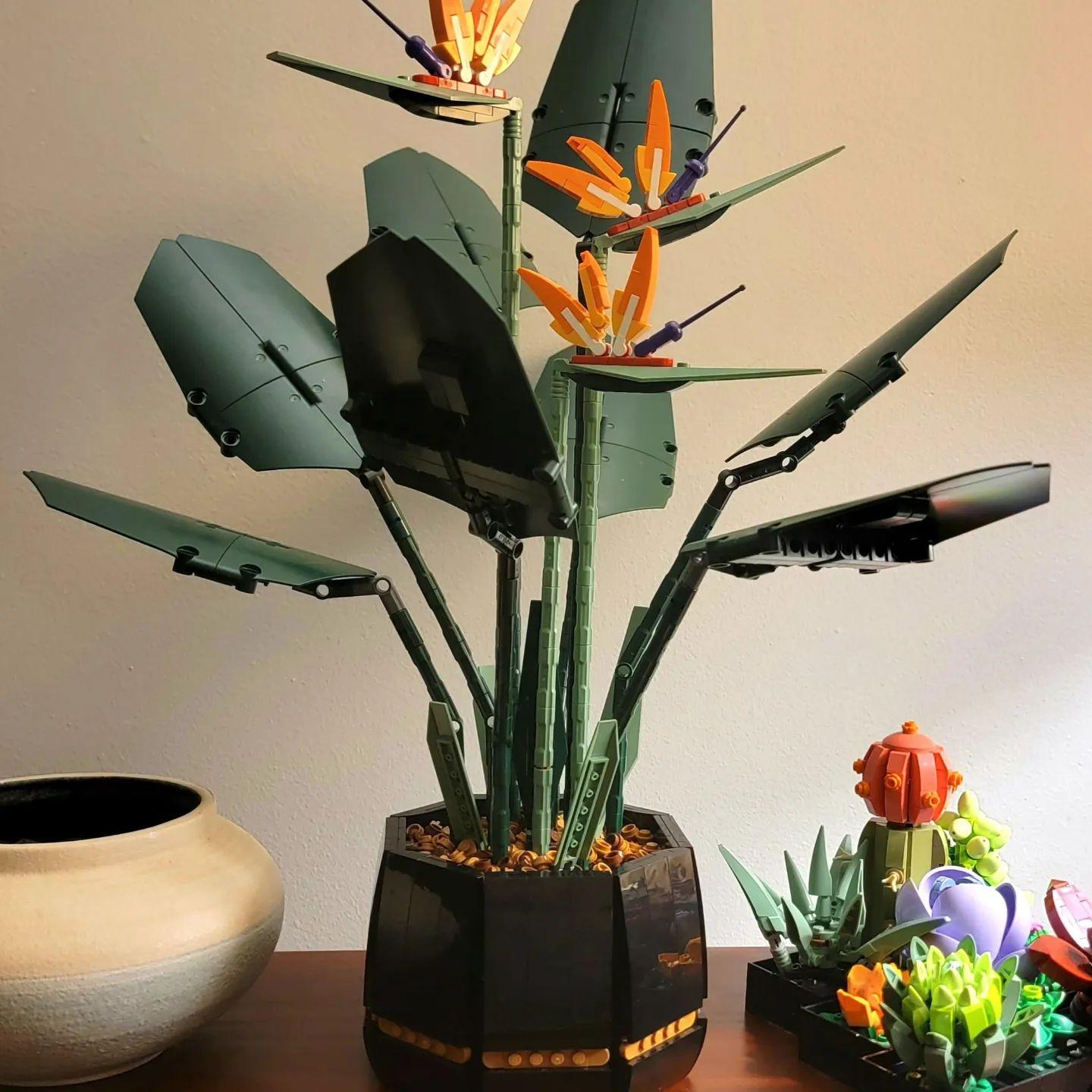 Strelitzia Lego Uccelli Del Paradiso LEGO 10289 Icons Uccello Del