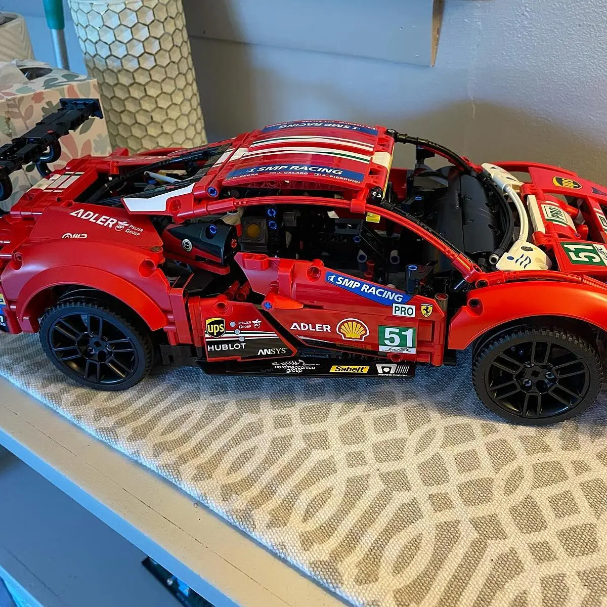  LEGO Technic Ferrari 488 GTE “AF Corse #51” 42125 - Champion GT  Series Sports Race Car, Exclusive Collectible Model Kit, Collectors Set for  Adults to Build : Toys & Games