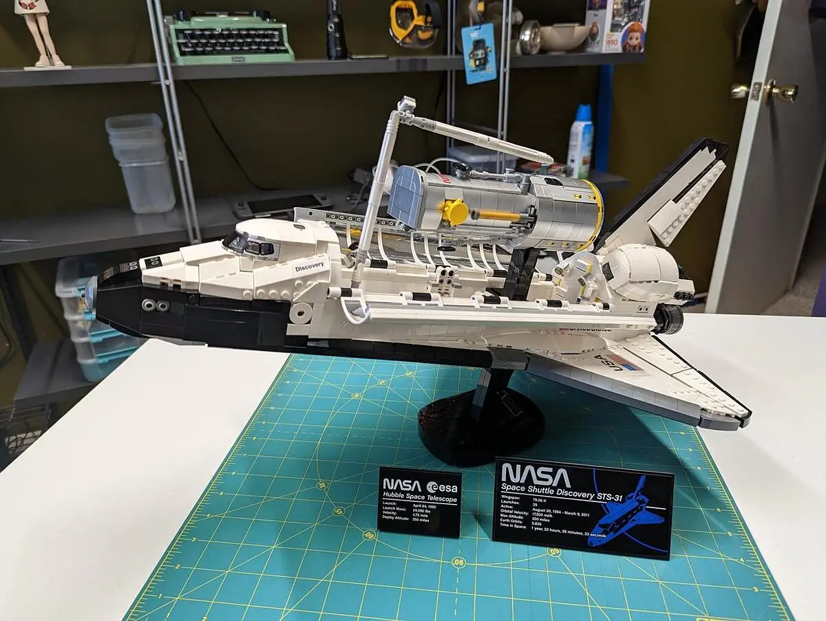 Shuttle Discovery Lepin Nasa Lego Space Shuttle Discovery Hubble