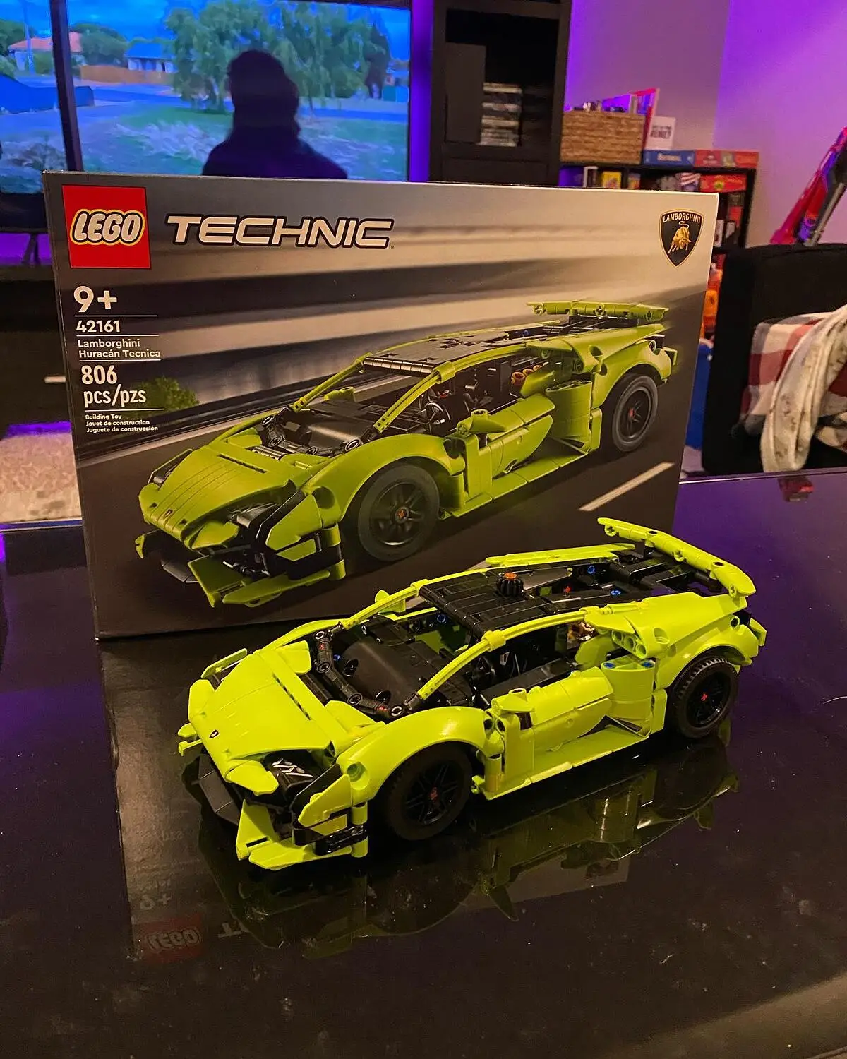 LEGO® Technic 42161 Lamborghini Huracán Tecnica, Kit de Maquette de Voiture  pour Enfants Fans de