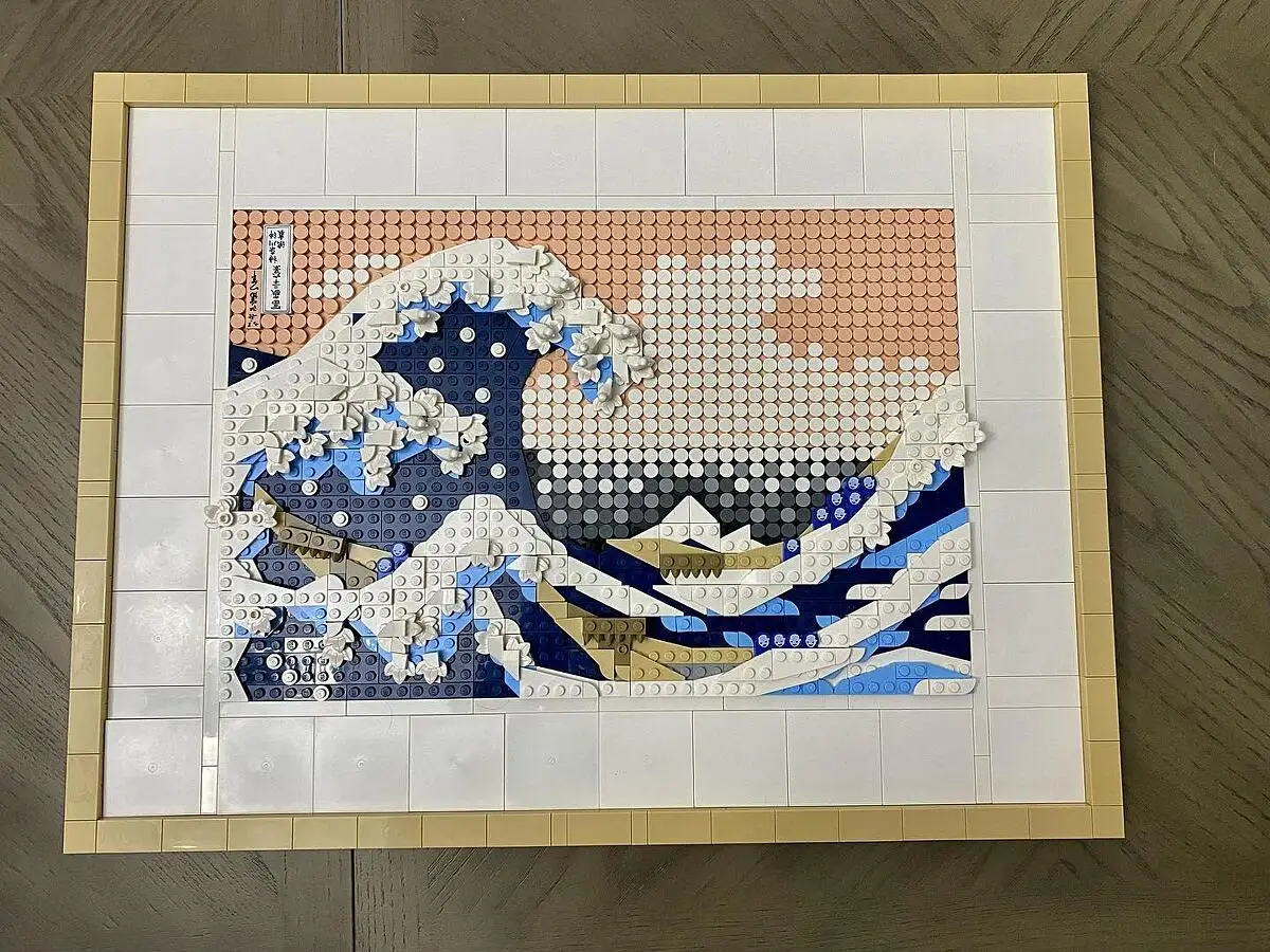 LEGO Art 31208 – Hokusai's The Great Wave, 3D Japanese Wall