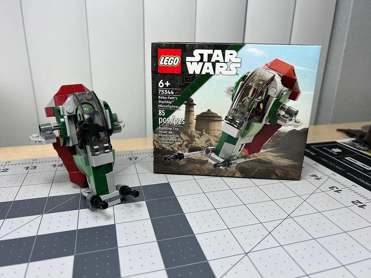 LEGO Star Toys Starship | Fett\'s Boba 75344 Microfighter Mr Wars