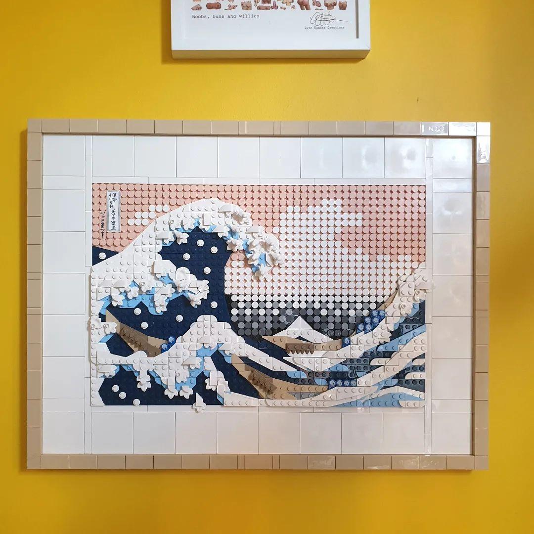LEGO® 31208 ART Hokusai – The Great Wave Wall Art Adults Set