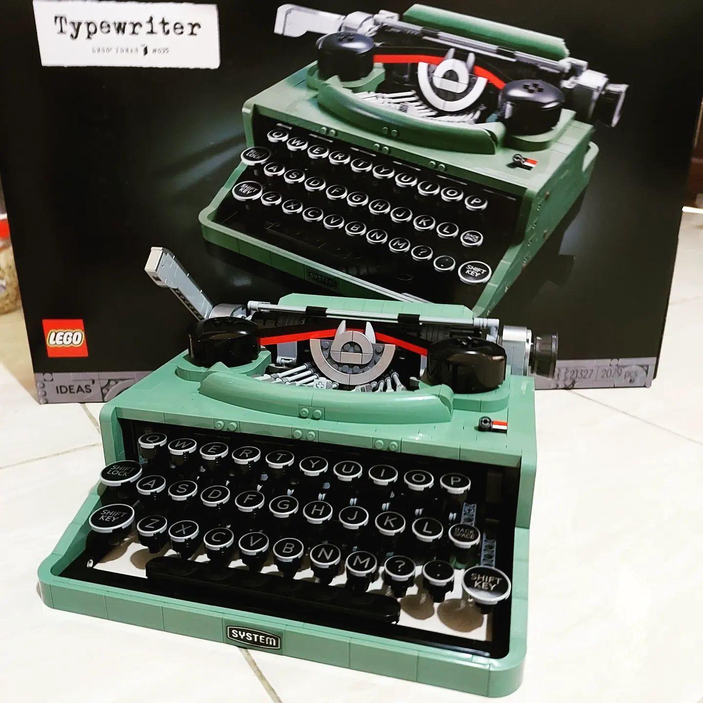 GEAMENT Set di Luci LED Compatibile Con LEGO Macchina da scrivere (Typewriter) – Kit Di Illuminazione per Ideas 21327 Modello da Costruire (Modello di
