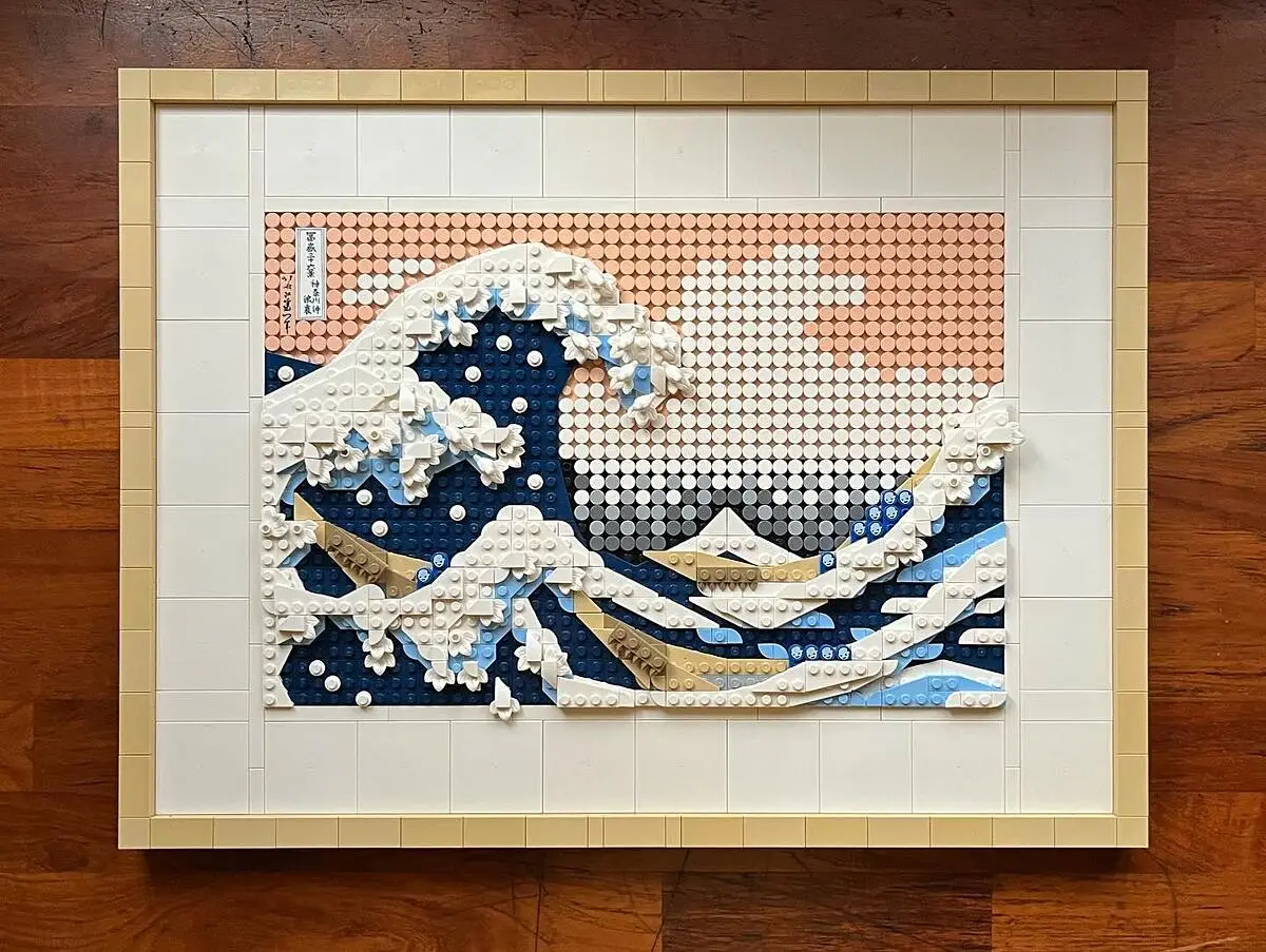 LEGO Art 31208 – Hokusai's The Great Wave, 3D Japanese Wall