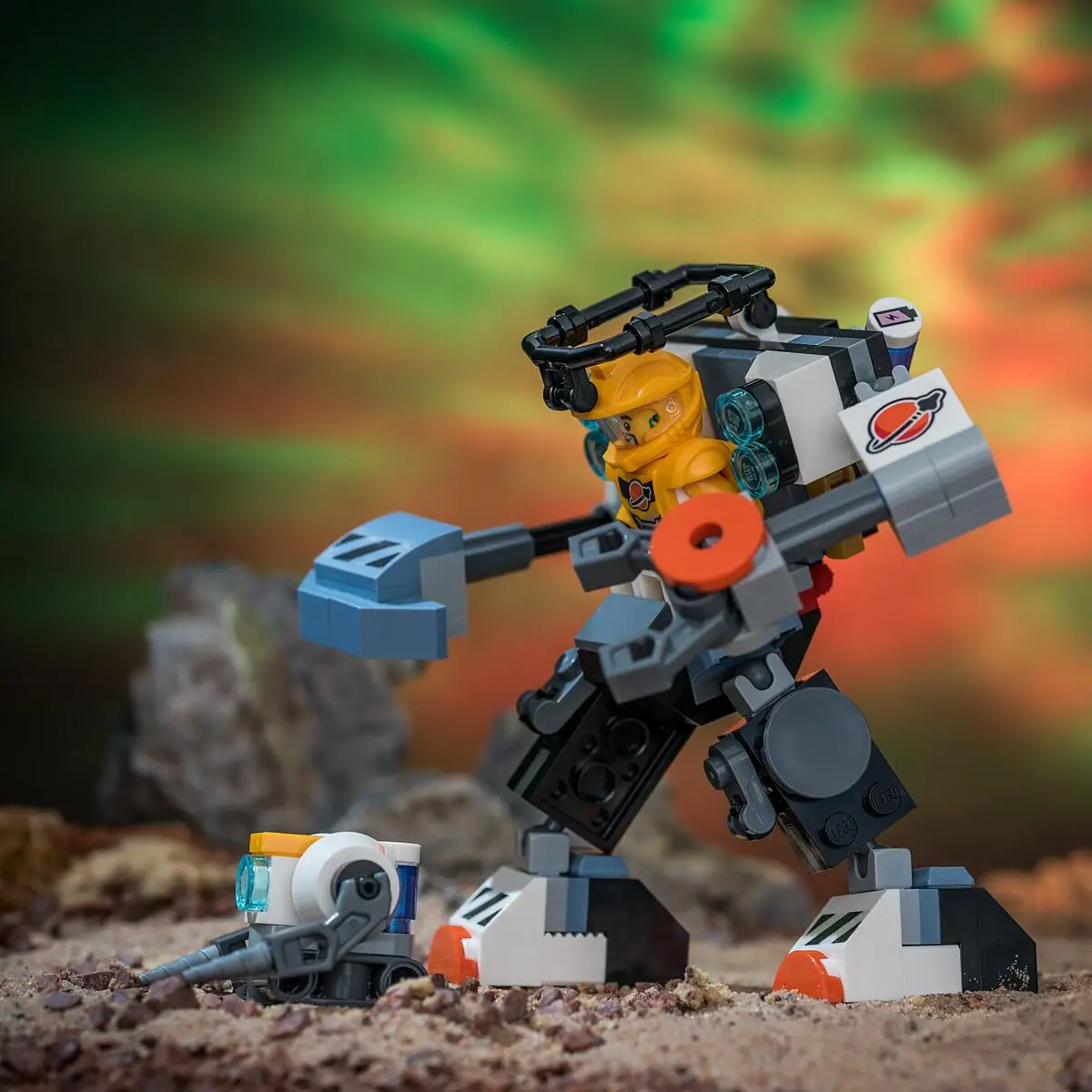 LEGO City: Robot spatial de constructii 60428, 6 ani+, 140 piese