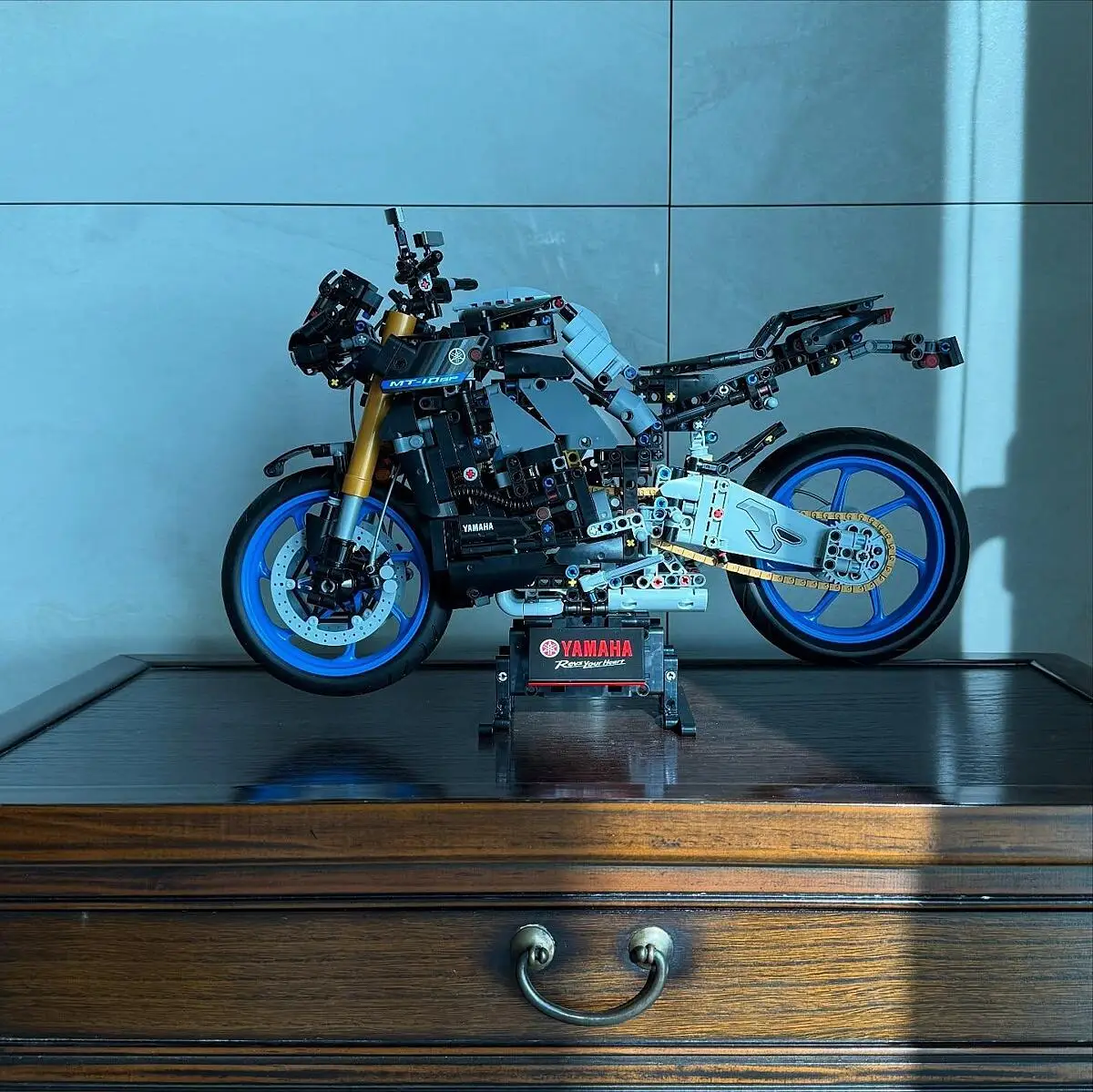Technical MOC Construction Bricks Motorcycle Model Creative Building Kit Assembly Toys Educational Gift For Children Boys Girls - 26 - View #6