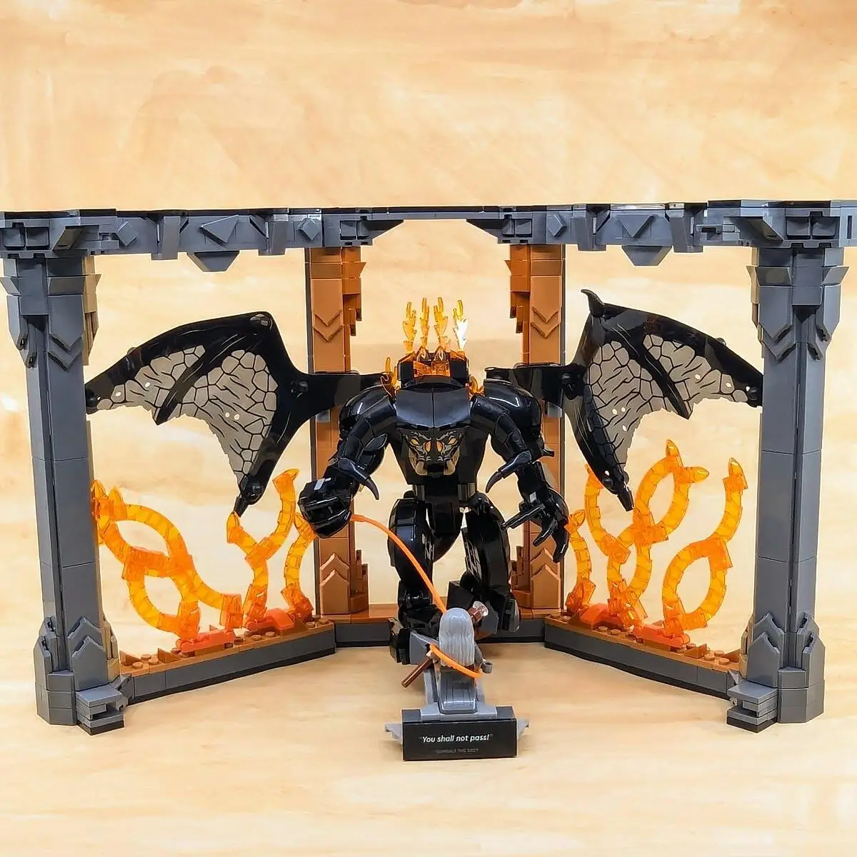 LEGO Icons The Lord of the Rings: Balrog Book Nook 10367