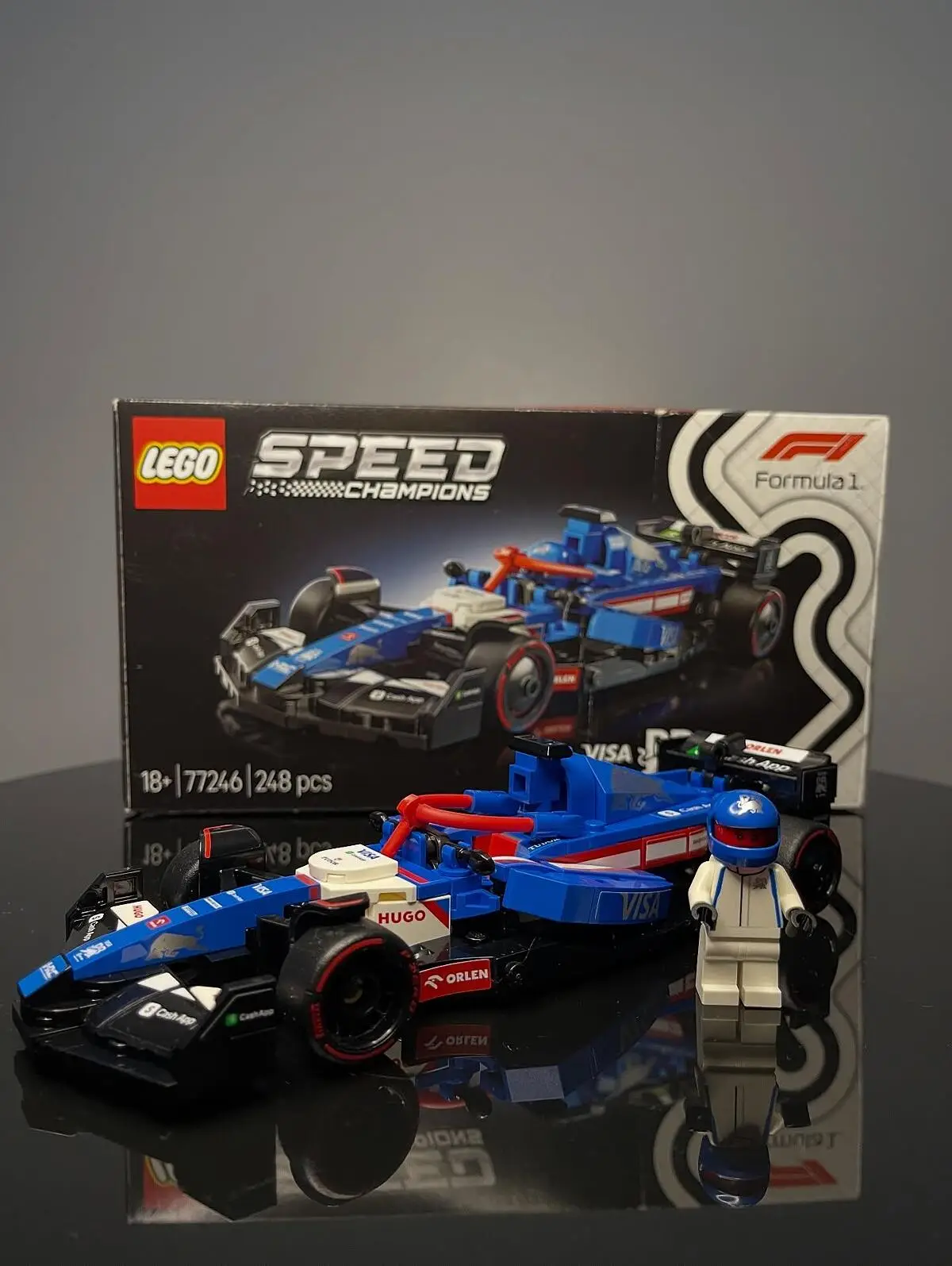 Free Shipping! LEGO F1 Race Car Model Kits for Adults, 248 Pieces
