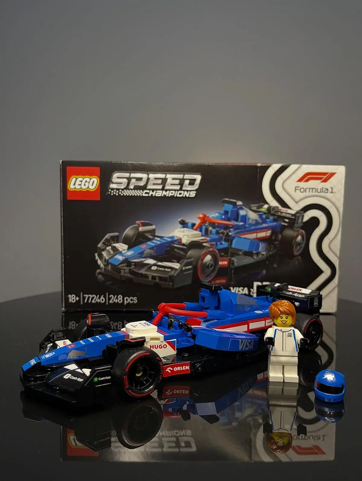 Free Shipping! LEGO F1 Race Car Model Kits for Adults, 248 Pieces