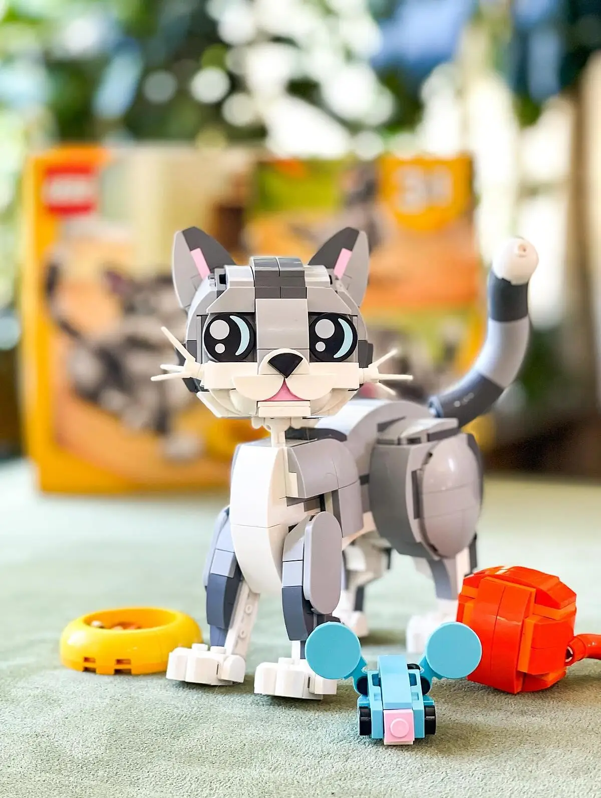 LEGO® Creator 3in1 Playful Cat Figure, Toy Animal Set 31163