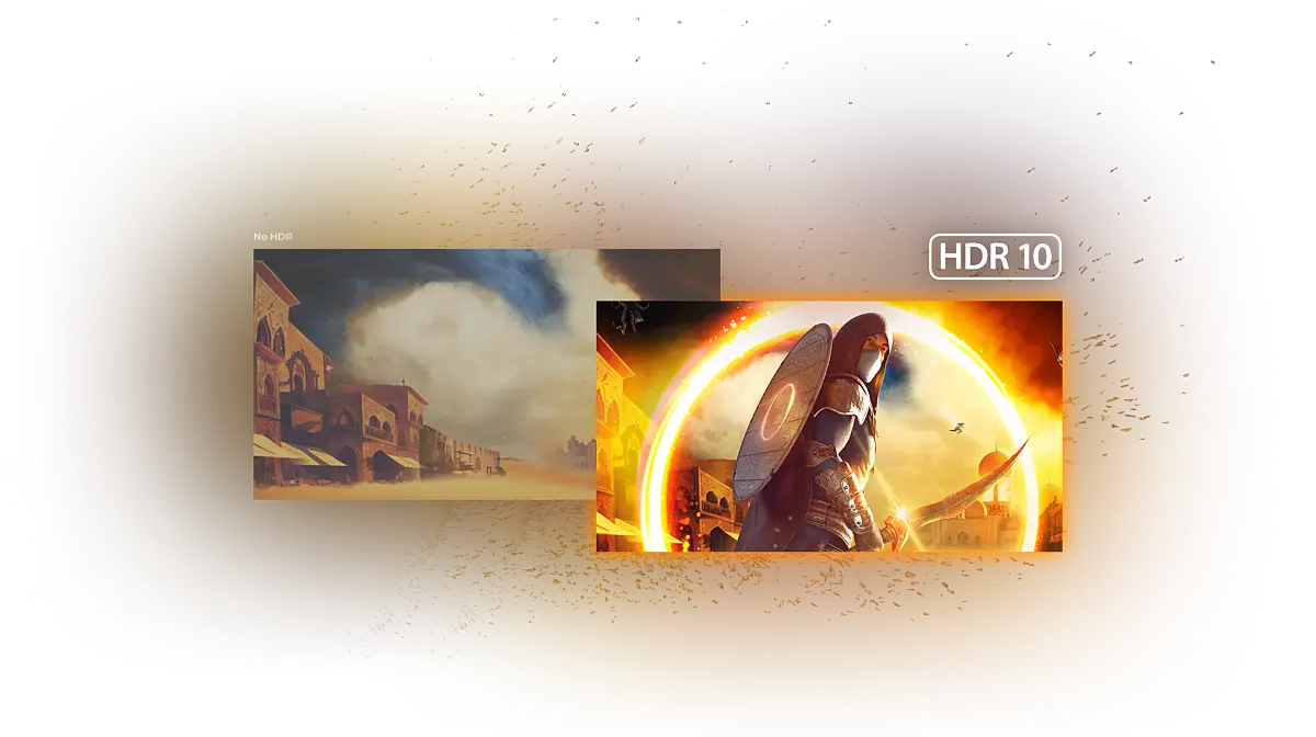 Erlebe das Spiel in bester Qualität mit HDR10