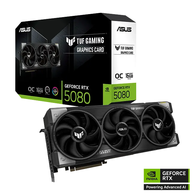 Asus TUF Gaming GeForce RTX 5080 16GB GDDR7 OC Edition – Computer