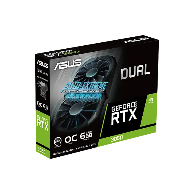 ASUS DUAL GeForce RTX 3050 6GB OC Edition – Computer Mania