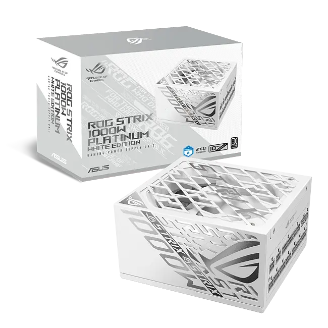 ASUS ROG Strix 1000W Platinum White Edition Fully Modular 80 PLUS
