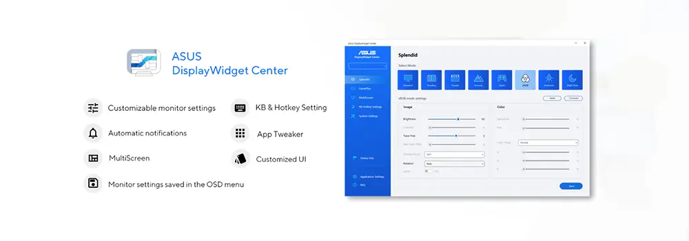 ASUS DisplayWidget Center