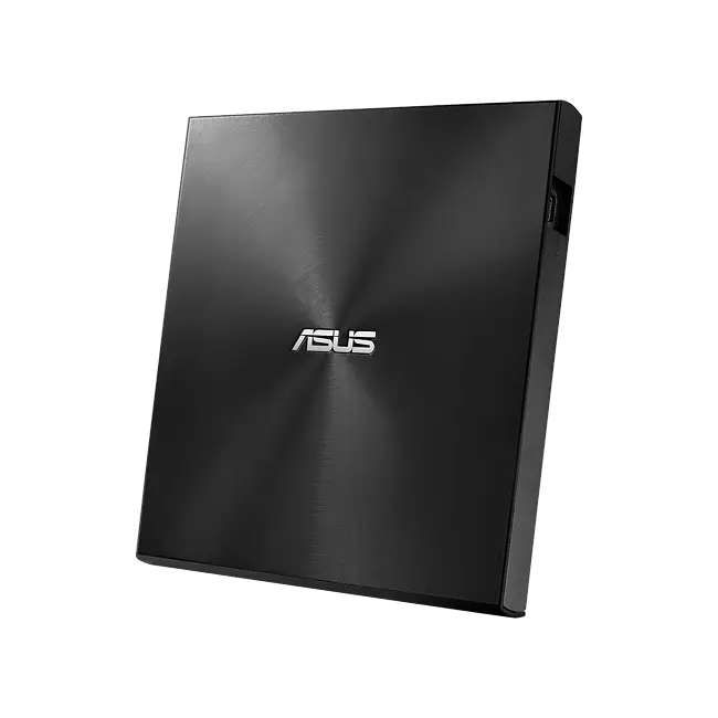 ASUS ZenDrive U9M - Graveur DVD Externe Ultra Mince USB-C + USB-A, Compatible PC Mac, Argenté + Kaspersky Internet Security Offerte
