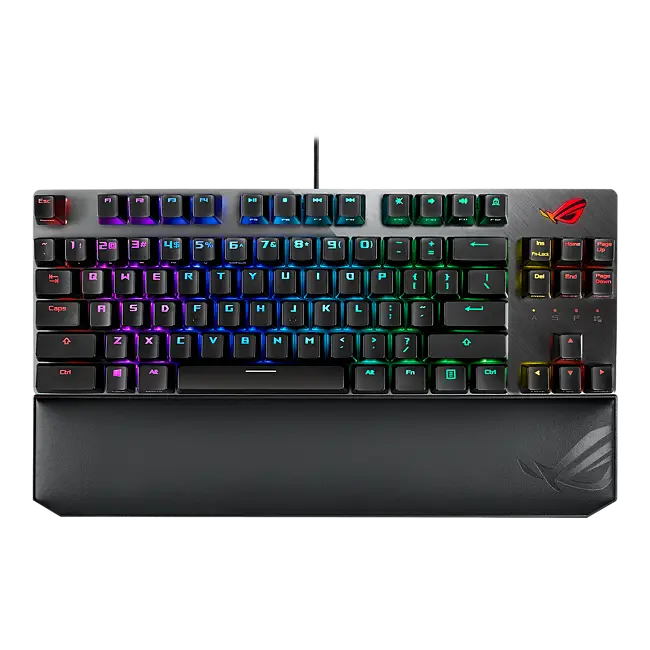 ROG STRIX SCOPE TKL キーボード & G203 マウス値下げ可 ASUS ROG Strix Scope TKL Deluxe Cherry MX SPEED SILVER Keyboard