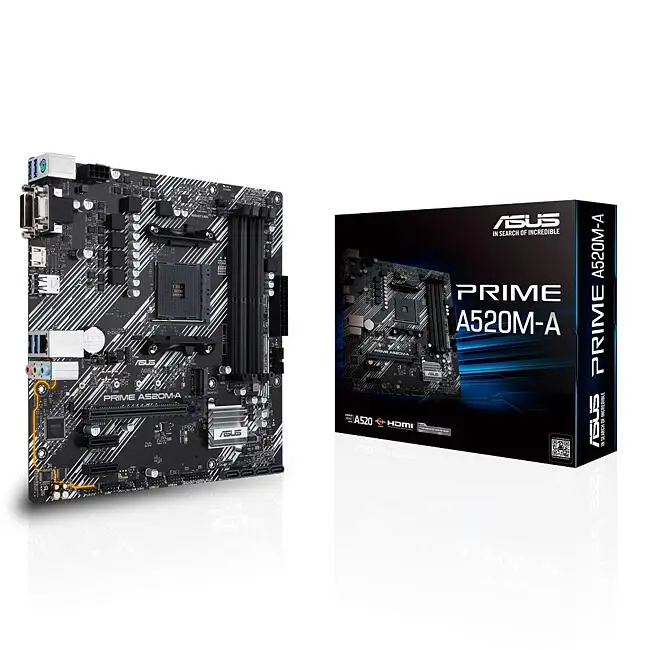 AMD Ryzen 5 5600X Six-Core 4.6GHz, Asus Prime A520M-A Mobo Bundle