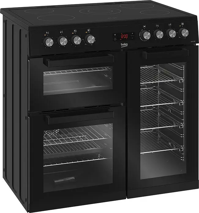 The Wash House Ltd Beko KDVC90X 90Cm Ceramic Range Cooker