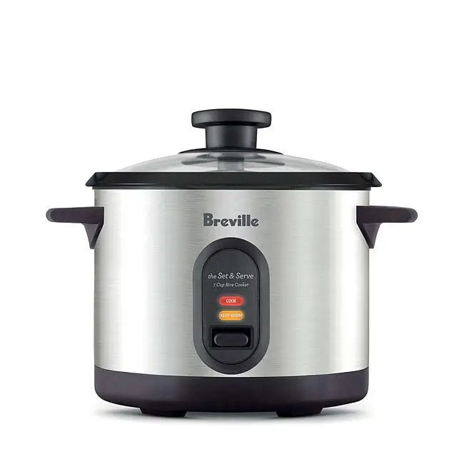 Breville LRC210WHT The Set & Serve 8 Cup Rice Cooker at The Good Guys