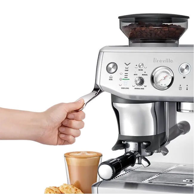 Sage Barista Express Impress Espresso Machine (Black Truffle