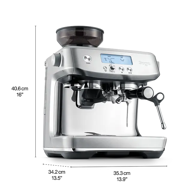 Macchina Caffè Espresso Sage Barista Pro - Macinino Integrato, 1680W, Display LCD, Nero - Foto 5