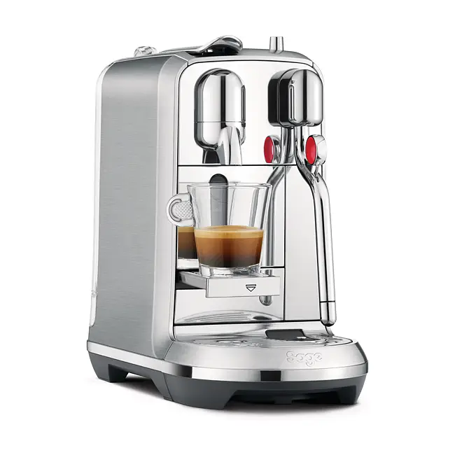 nespresso coffee machine nespresso by sage creatista plus bne800bss