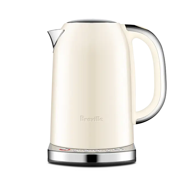 High Gloss Kettle Breville Cream Breville The TempSet Kettle Cream