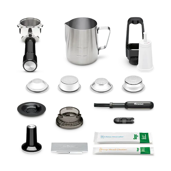 Sage The Barista Pro Coffee Maker Black Stainless Steel