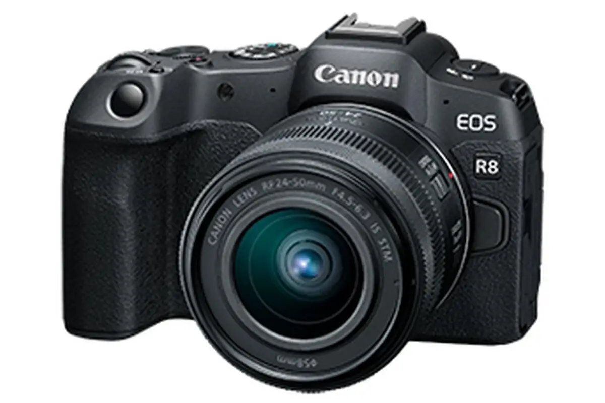 Aparat foto Mirrorless CANON EOS R8, 24.2MP, 4K, Wi-Fi, negru