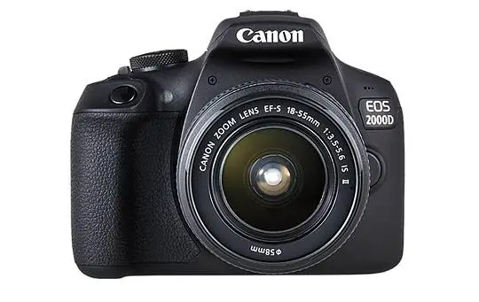 Canon EOS 2000D + Objectif EF-S 18-55mm IS II + Objectif EF 75