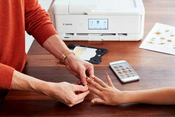 Create fun nail stickers